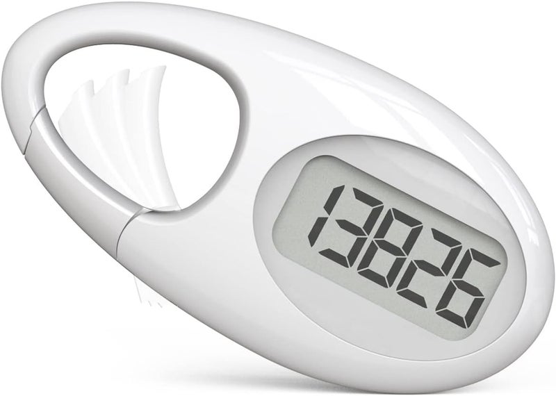 synwoo Simple 3D Step Counter, Walking Pedometer, Steps Tracker with Neck Lanyard/Carabiner for Men Women Teens Adults Seniors - Image 1